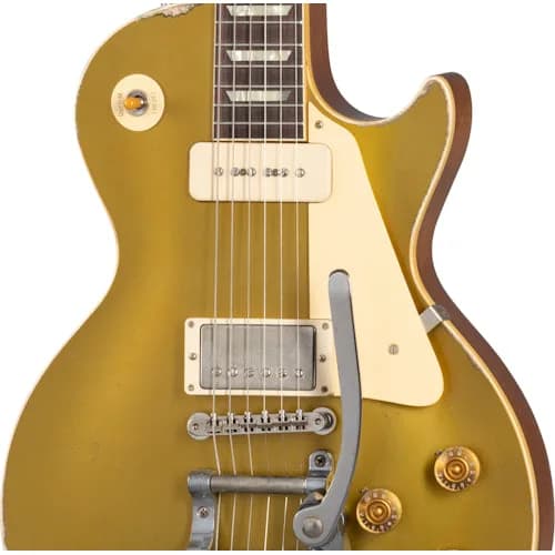 Gibson Sergio Vallin 1955 Les Paul Goldtop, Gold — photo 2