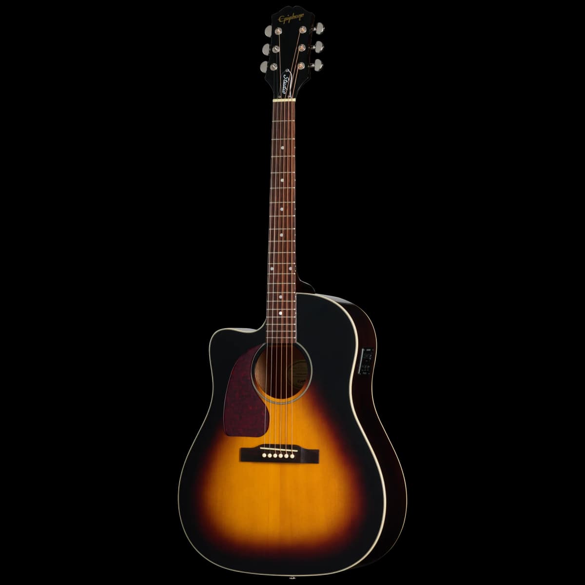 Epiphone J-45 Studio EC, Left-Handed, Vintage Sunburst — photo 3