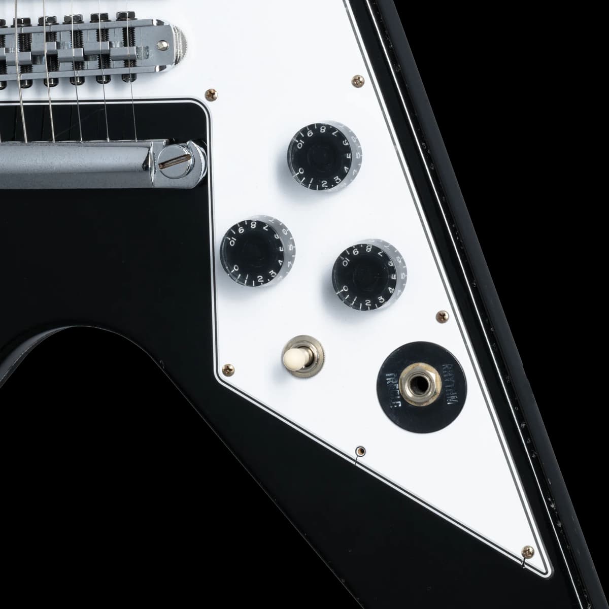 Gibson Kirk Hammett 1979 Flying V, Ebony — photo 8