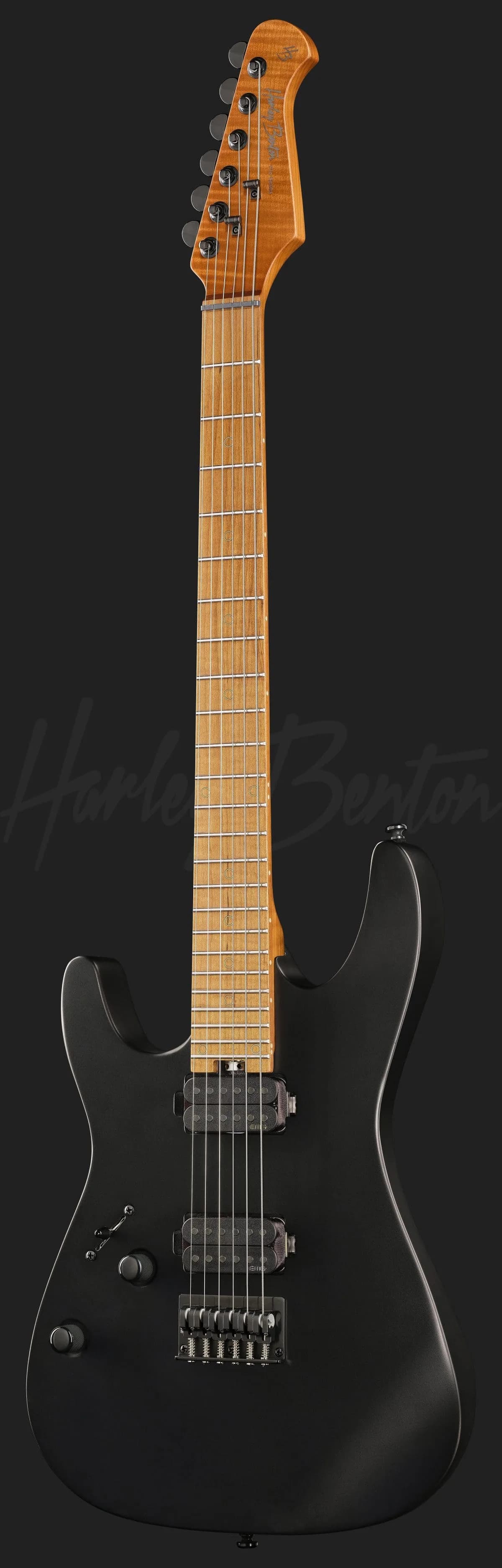 Harley Benton Fusion-IV HH LH MN HT EMG SBK — photo 2