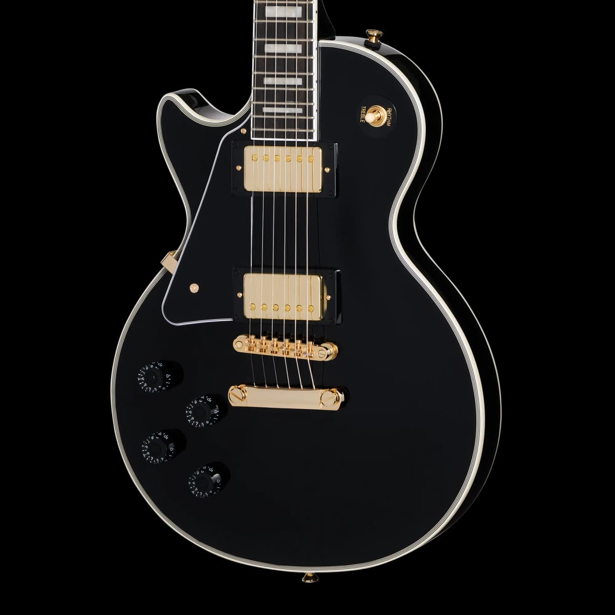 Epiphone Les Paul Custom, Left-Handed, Ebony — photo 7