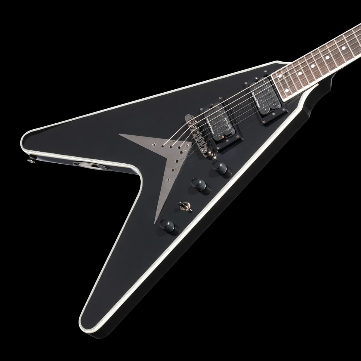Epiphone Dave Mustaine Flying V Custom, Black Metallic — photo 2