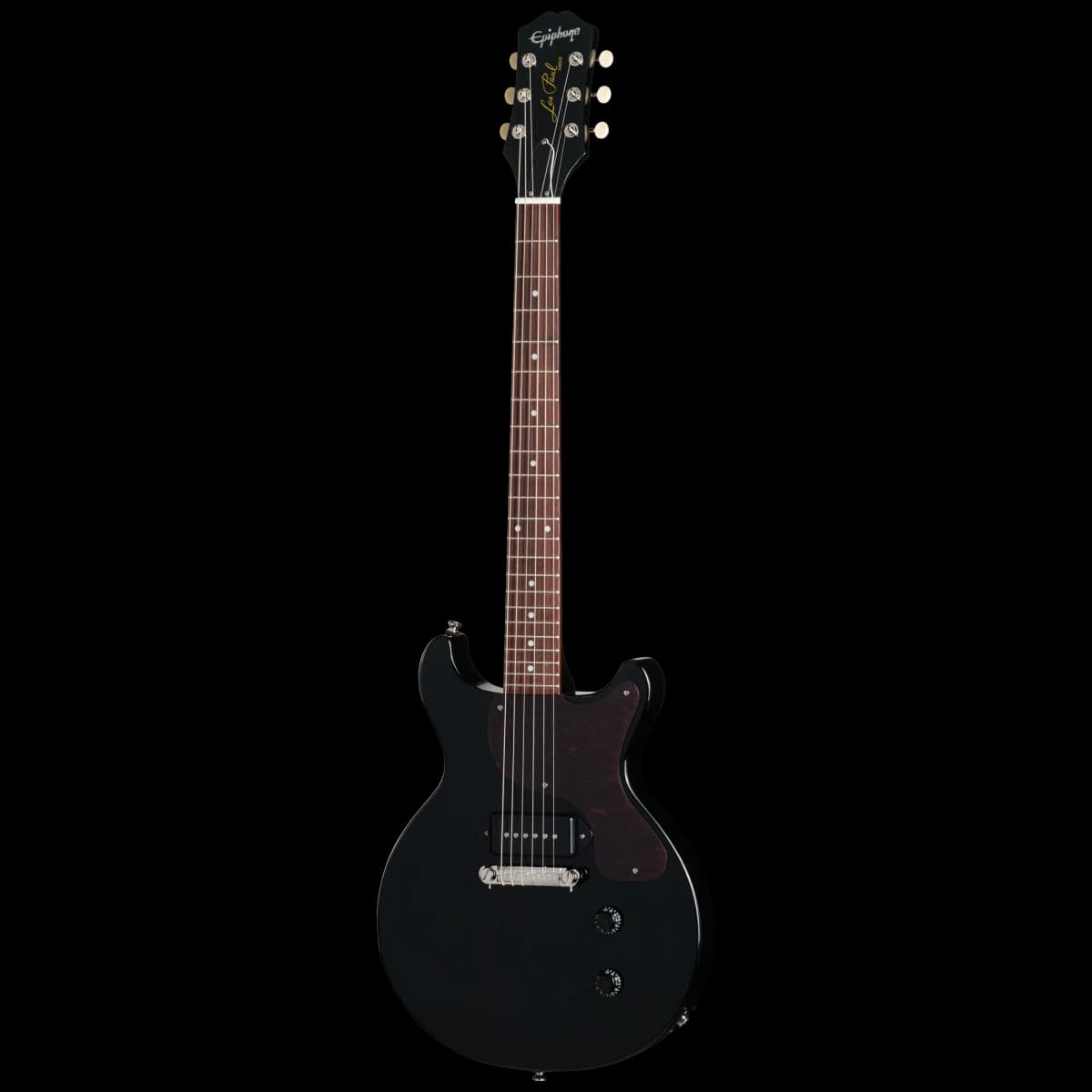Epiphone Les Paul Junior Double Cut, Ebony, Exclusive — photo 3