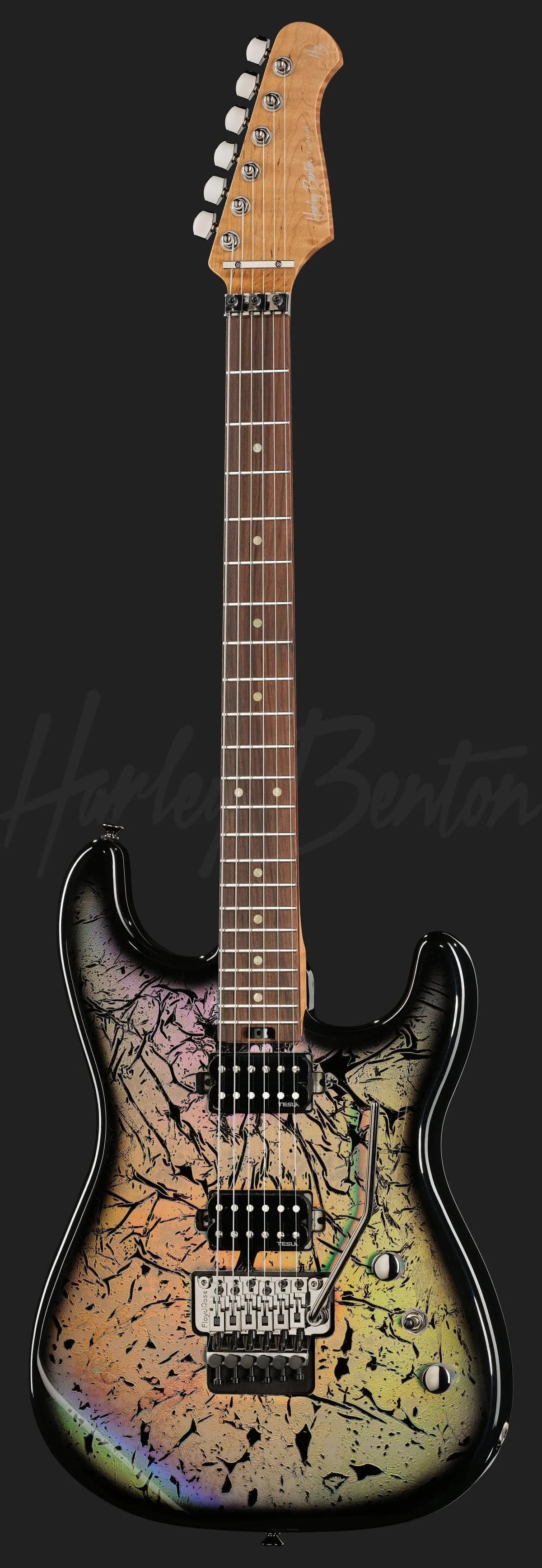 Harley Benton ST-80FR HH Holographic — photo 2