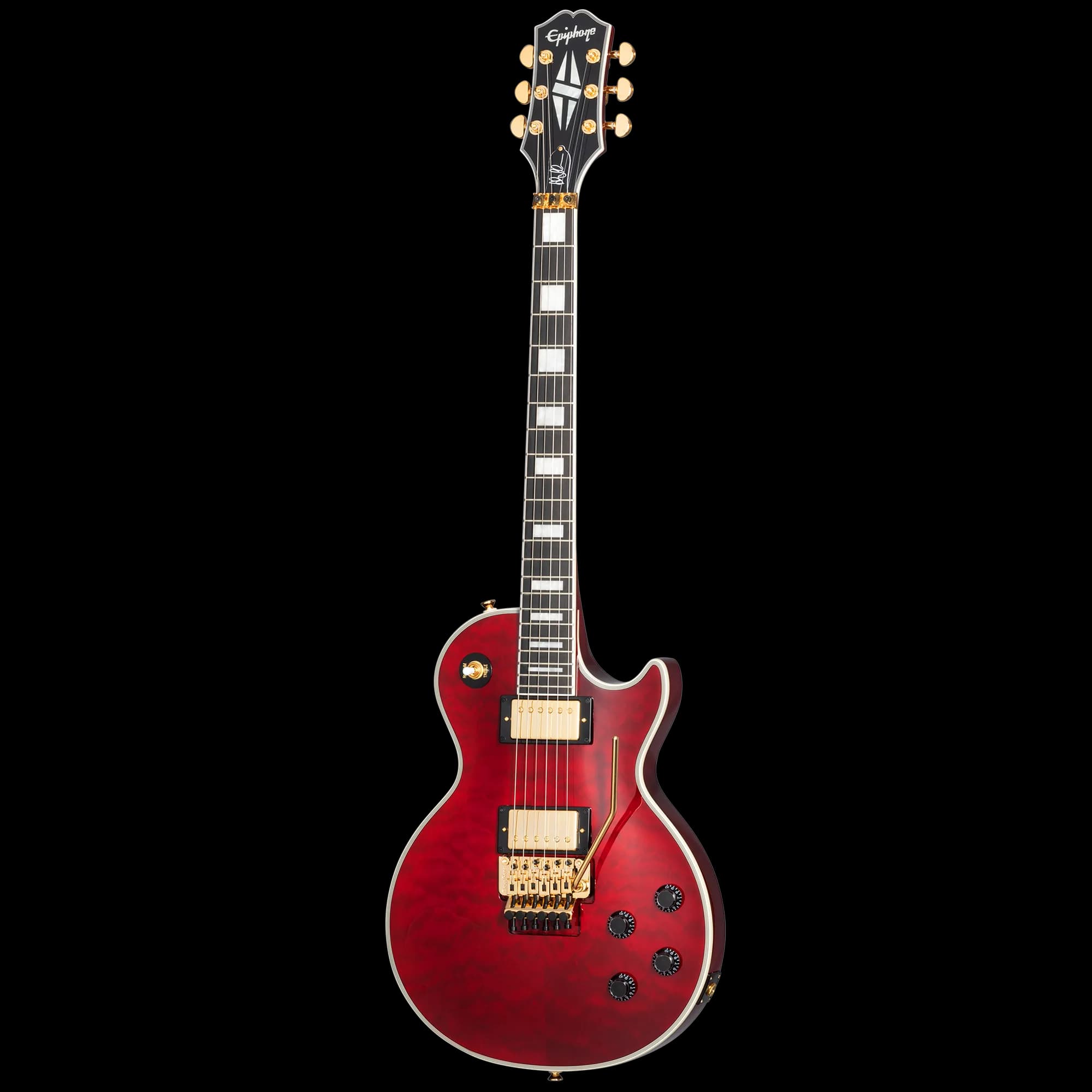 Epiphone Alex Lifeson Les Paul Custom Axcess, Ruby — photo 3
