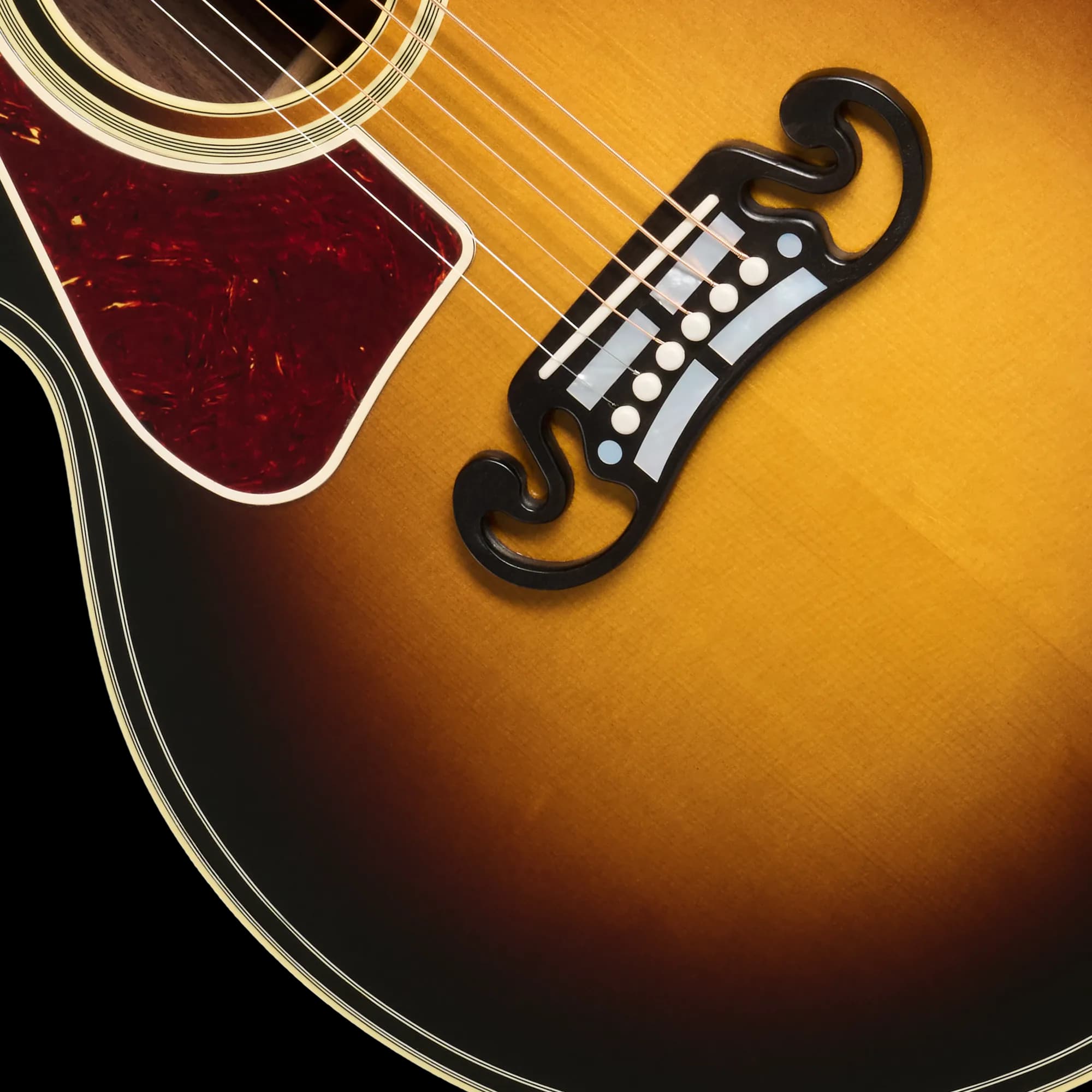 Gibson SJ-200 Western Classic, Left-Handed, Vintage Sunburst — photo 8