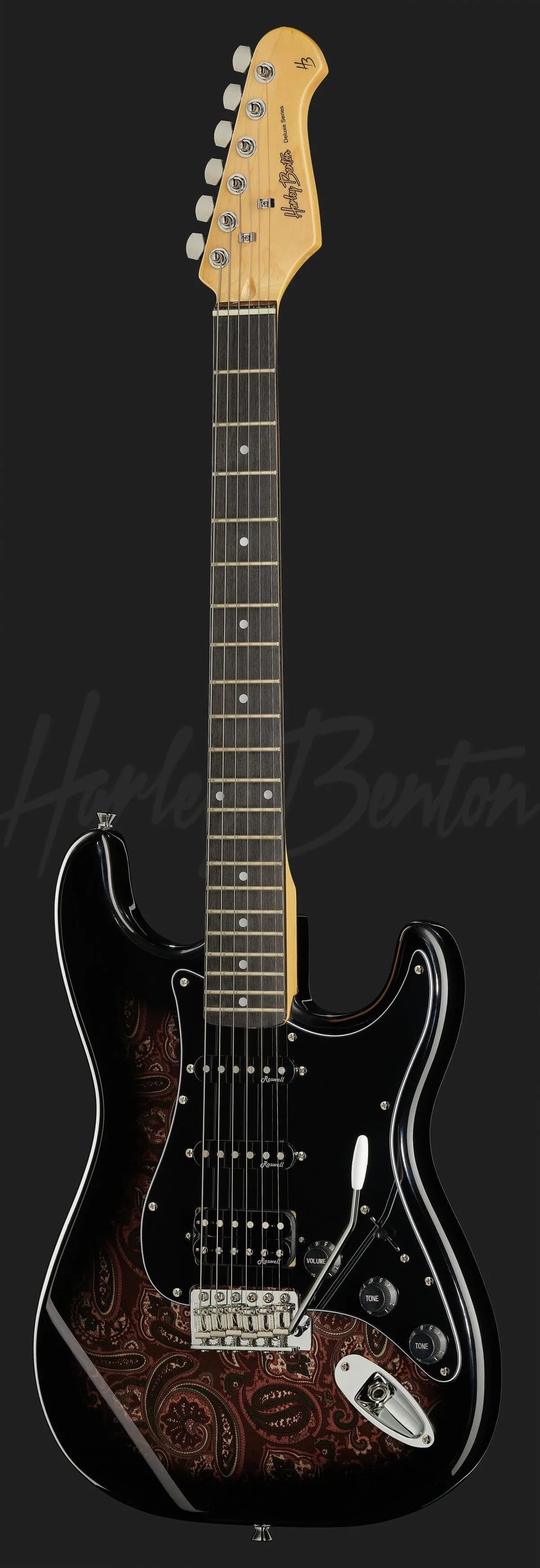 Harley Benton ST-70 Black Paisly — photo 2