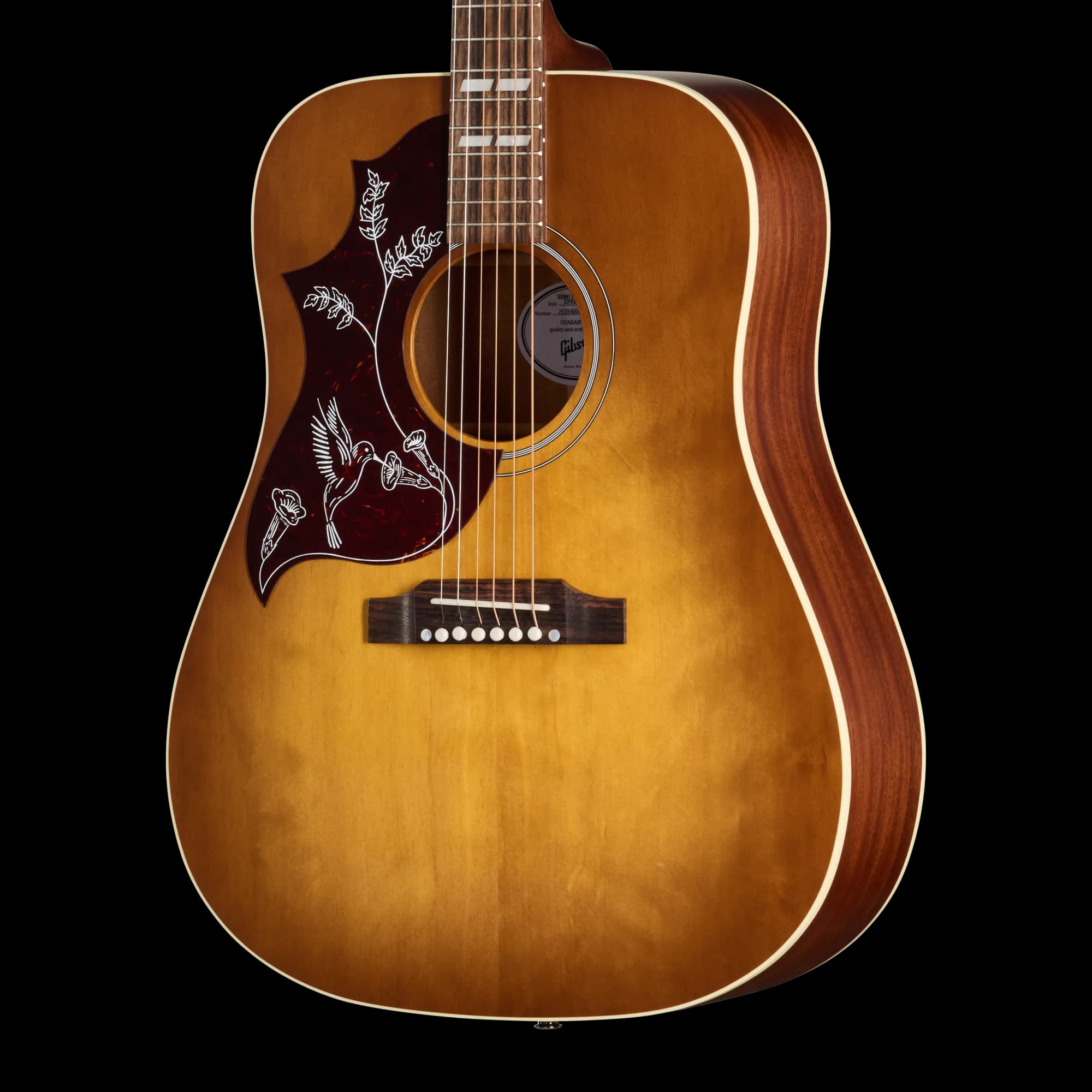 Gibson Hummingbird Special, Left-Handed, Satin Honey Burst