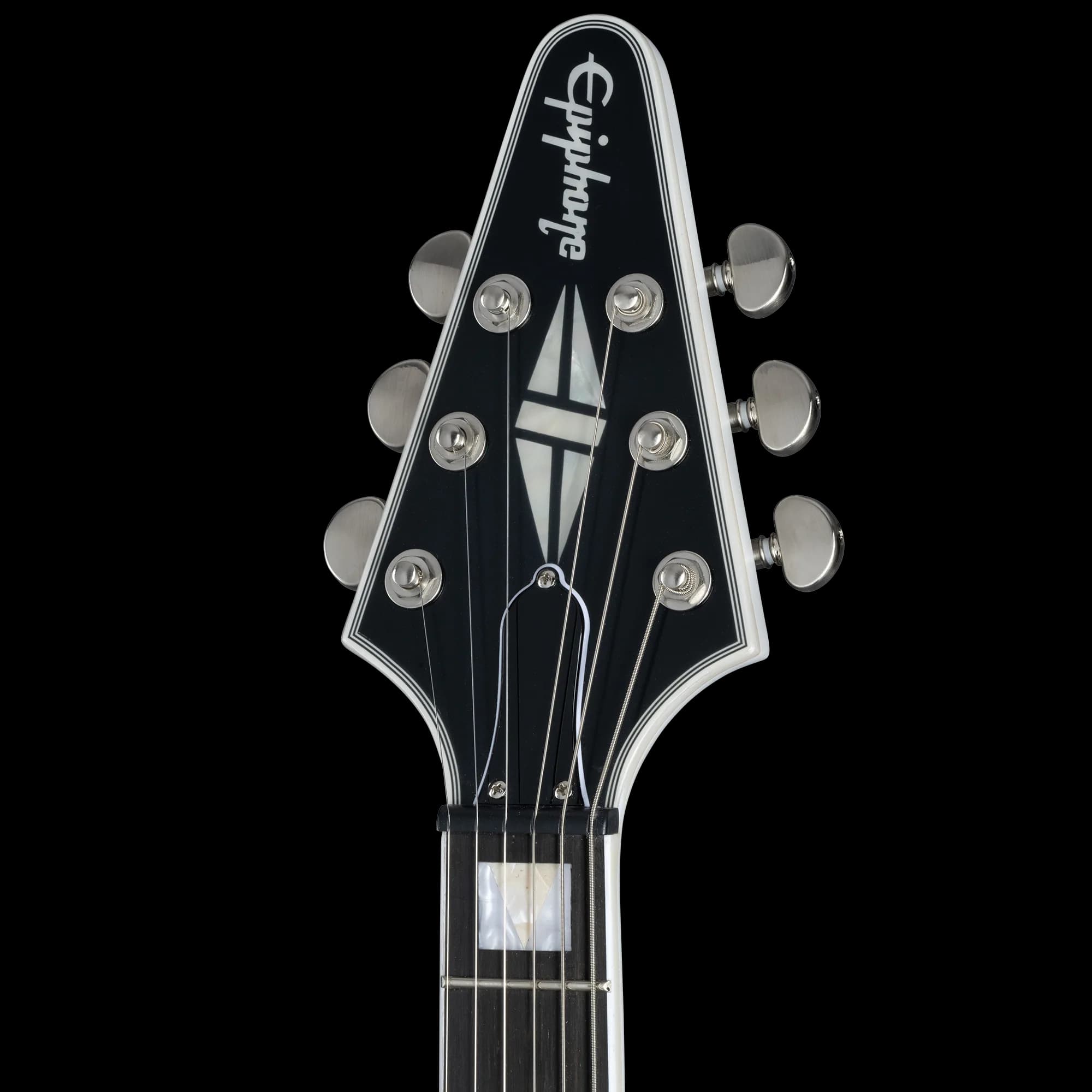 Epiphone Flying V Prophecy, Left-Handed, Aged White Tiger Burst, Exclusive — photo 5