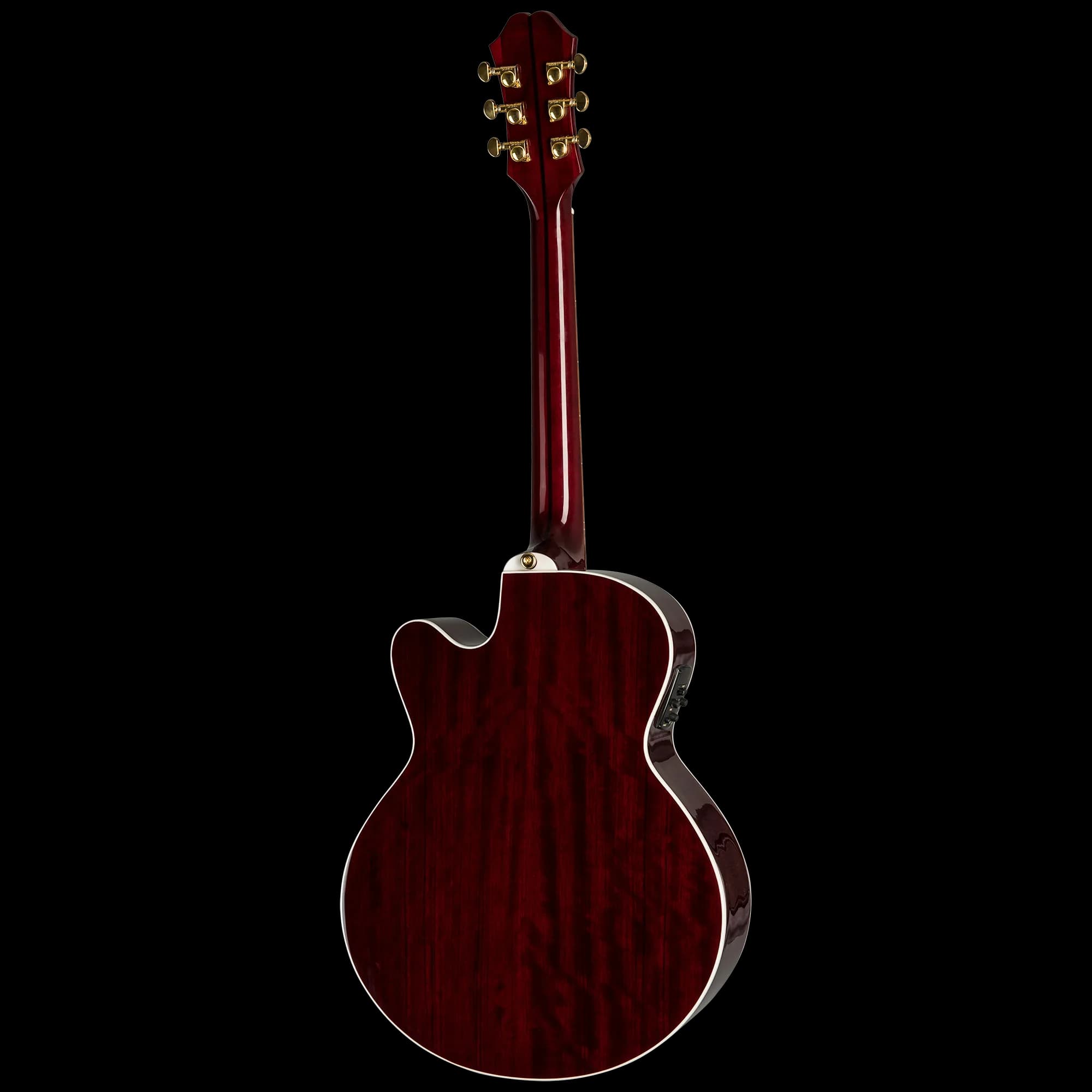 Epiphone J-200 Studio Parlor EC, Wine Red — photo 4