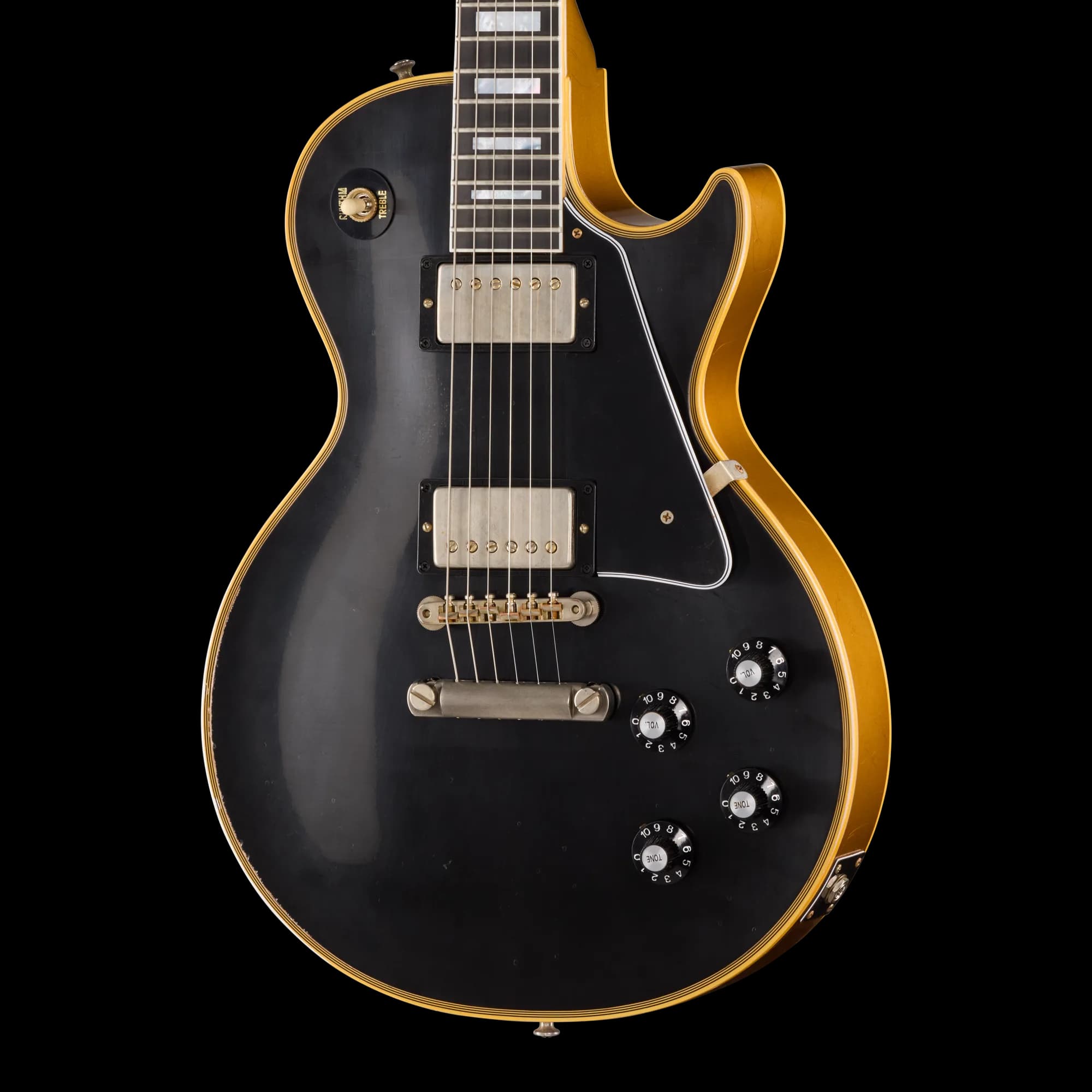 Gibson LE 1968 Les Paul Custom Reissue, Light Aged, Ebony Top