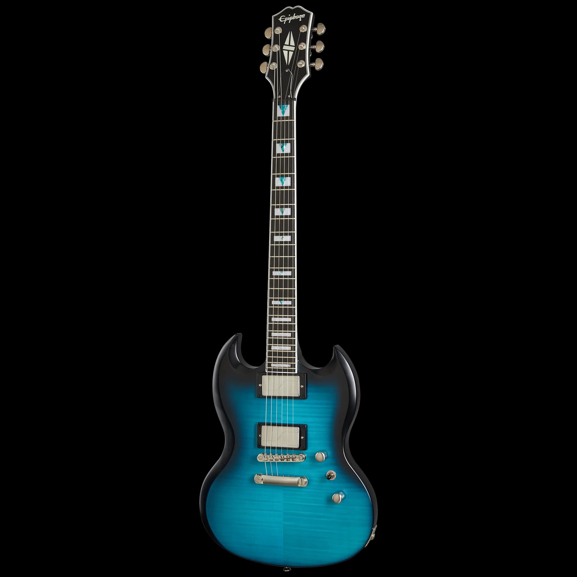 Epiphone SG Prophecy, Blue Tiger Aged Gloss — photo 3