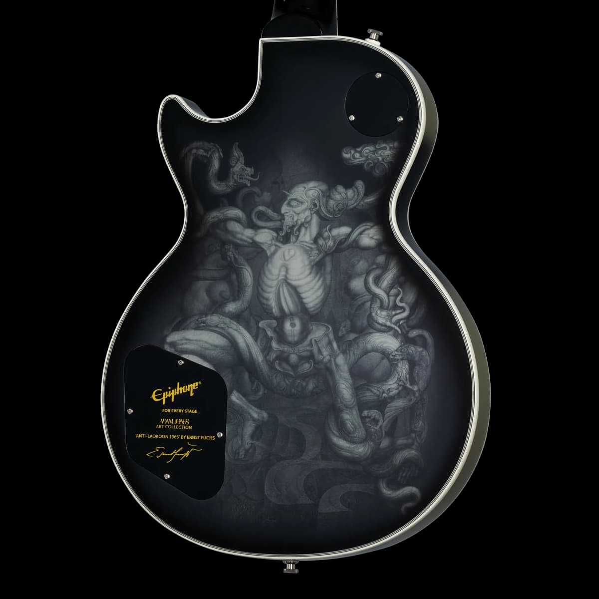 Epiphone Adam Jones Les Paul Custom Art Collection: Ernst Fuchs’ “ANTI-LAOKOON 1965”, Antique Silverburst