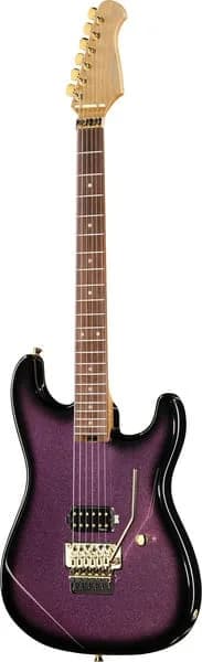 Harley Benton ST-80FR Amethyst Sparkle
