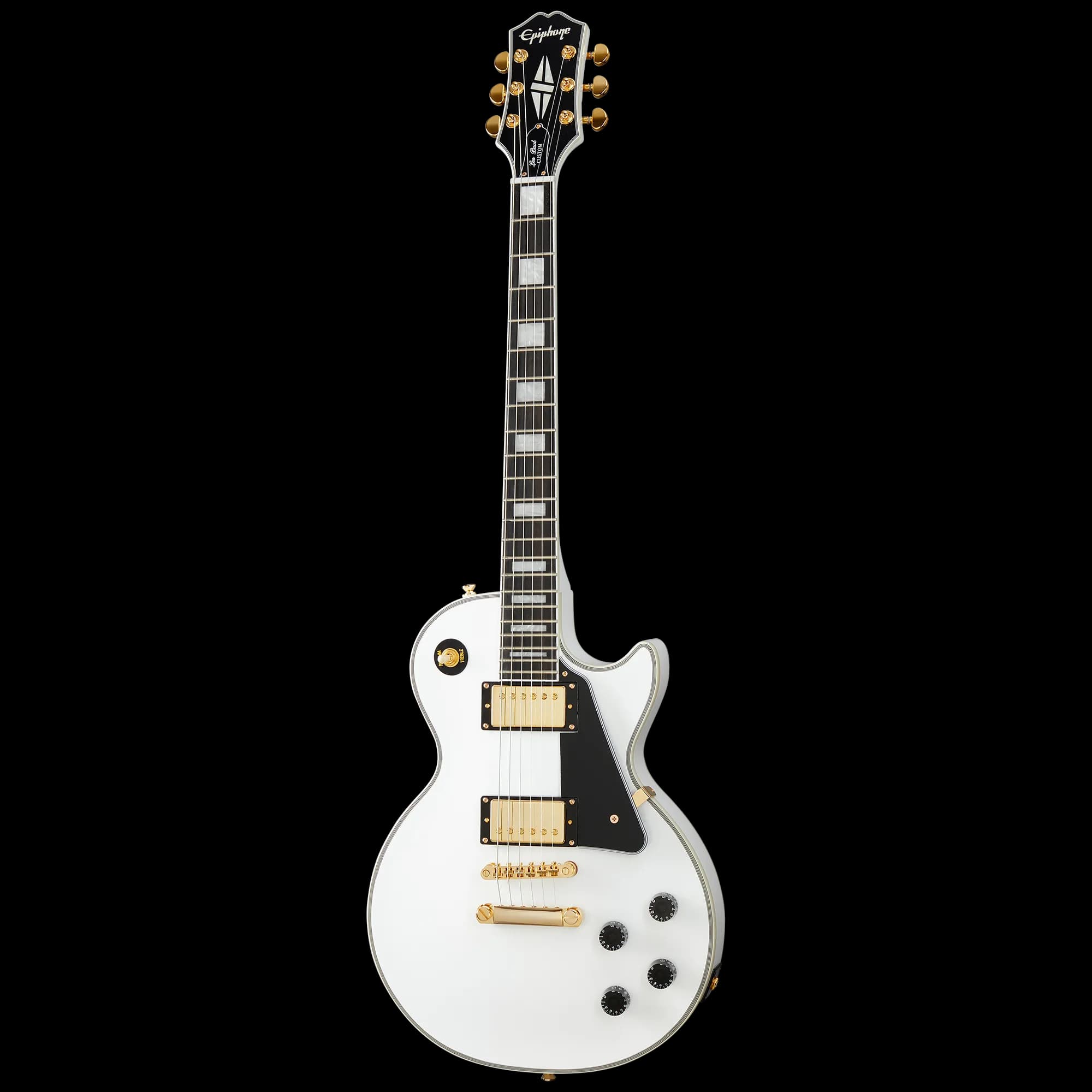 Epiphone Les Paul Custom, Alpine White — photo 3
