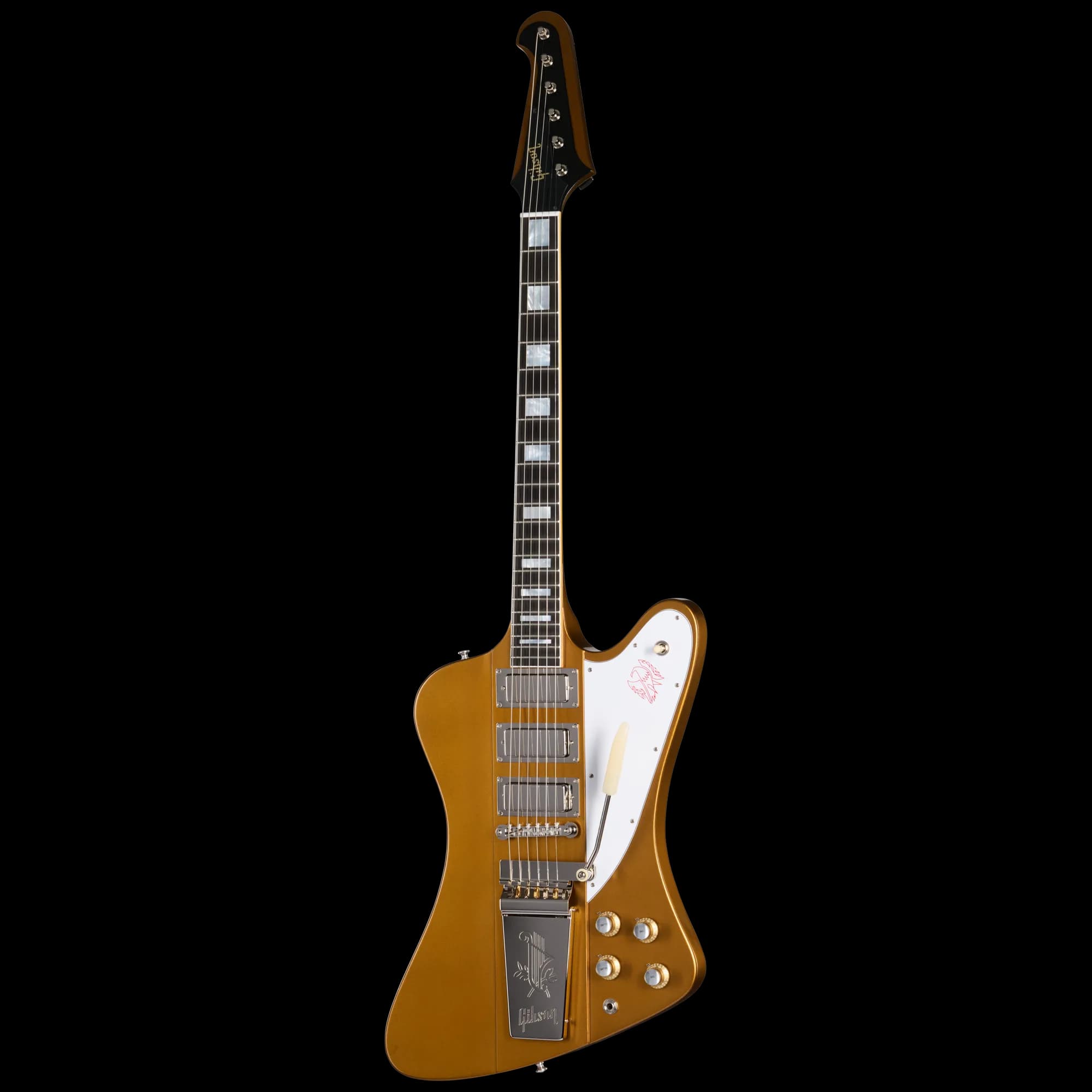 Gibson LE 1963 Firebird VII Reissue, Gloss, Double Gold — photo 3