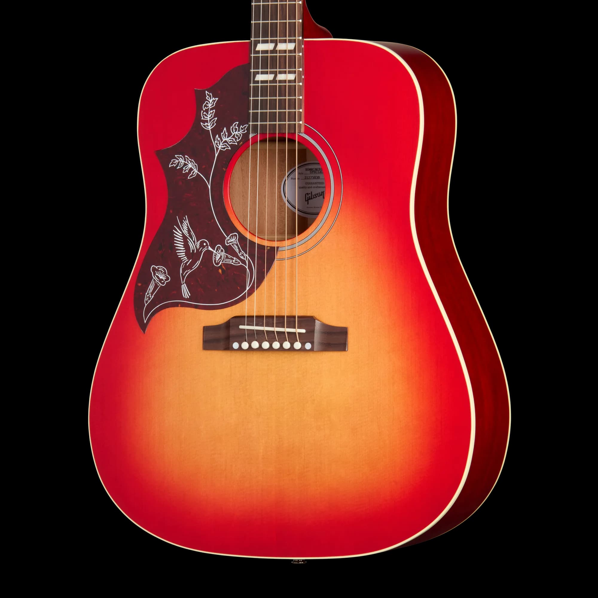 Gibson Hummingbird Special, Left-Handed, Satin Vintage Cherry Sunburst