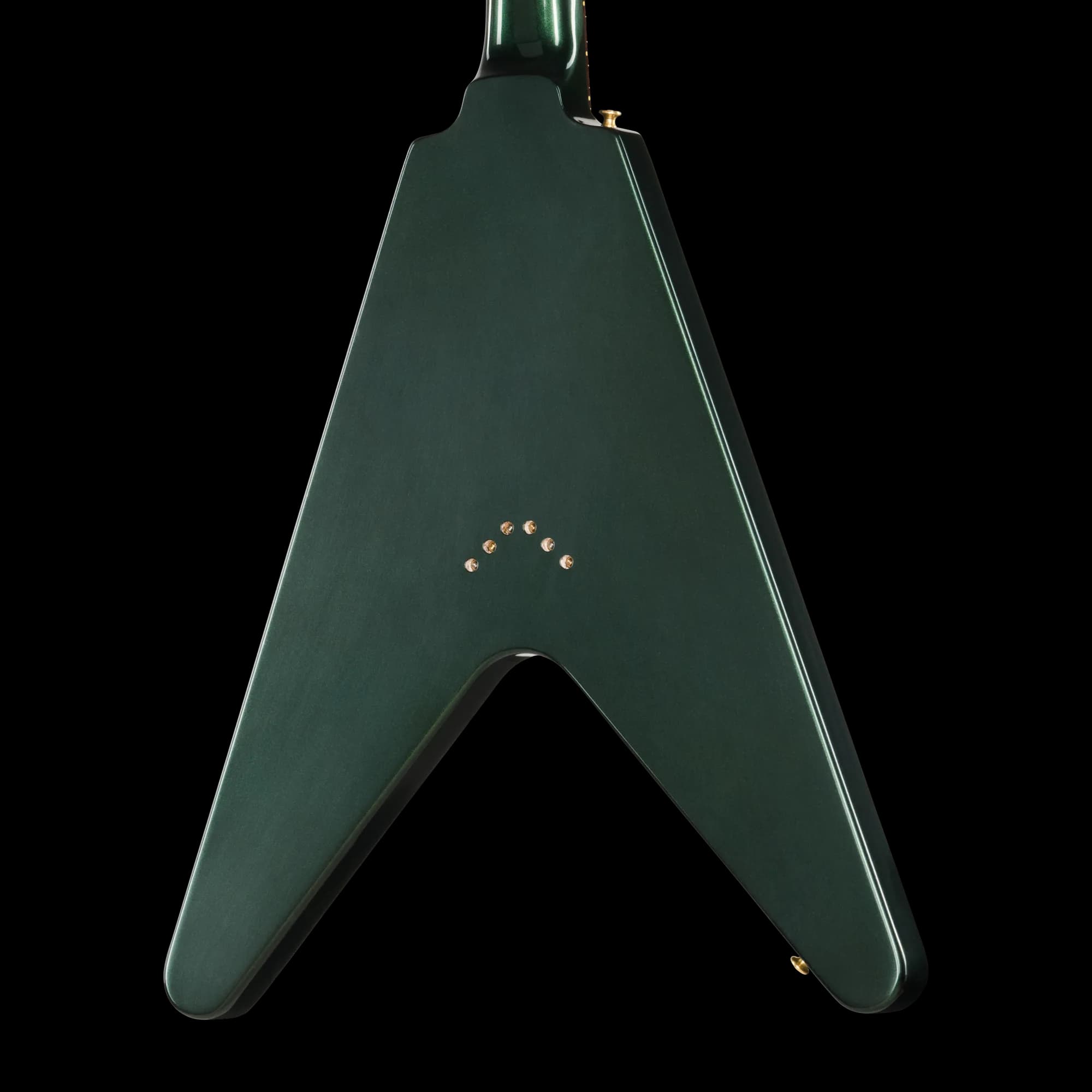 Gibson 1958 Mahogany Flying V Reissue, VOS, British Racing Green — photo 2