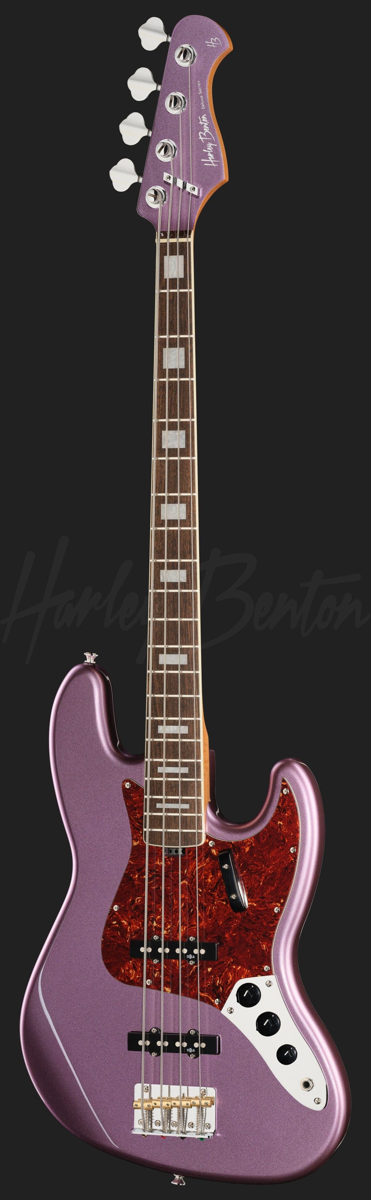 Harley Benton MV-4JB Burgundy Mist — photo 2