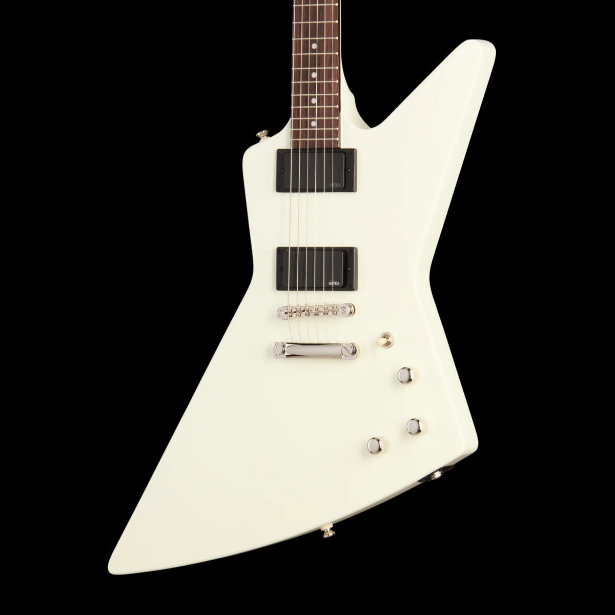 Epiphone Explorer 80s EMG, Classic White