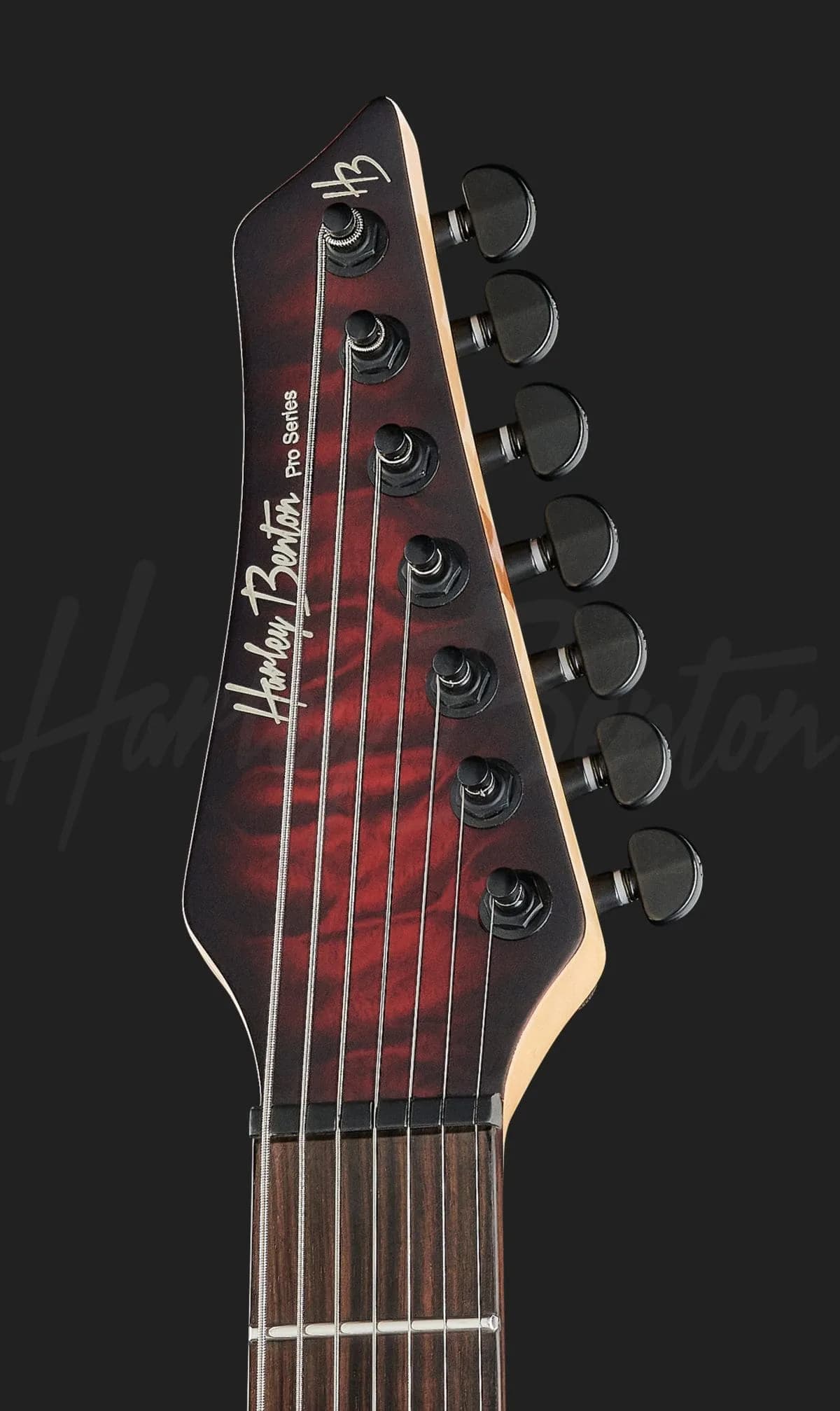 Harley Benton Amarok-7 BKRD Quilted Burst — photo 6