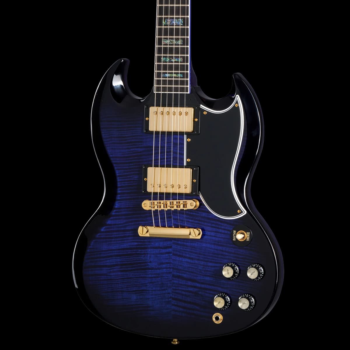 Gibson SG Custom Figured 2-Pickup, Exclusive, Blue Widow