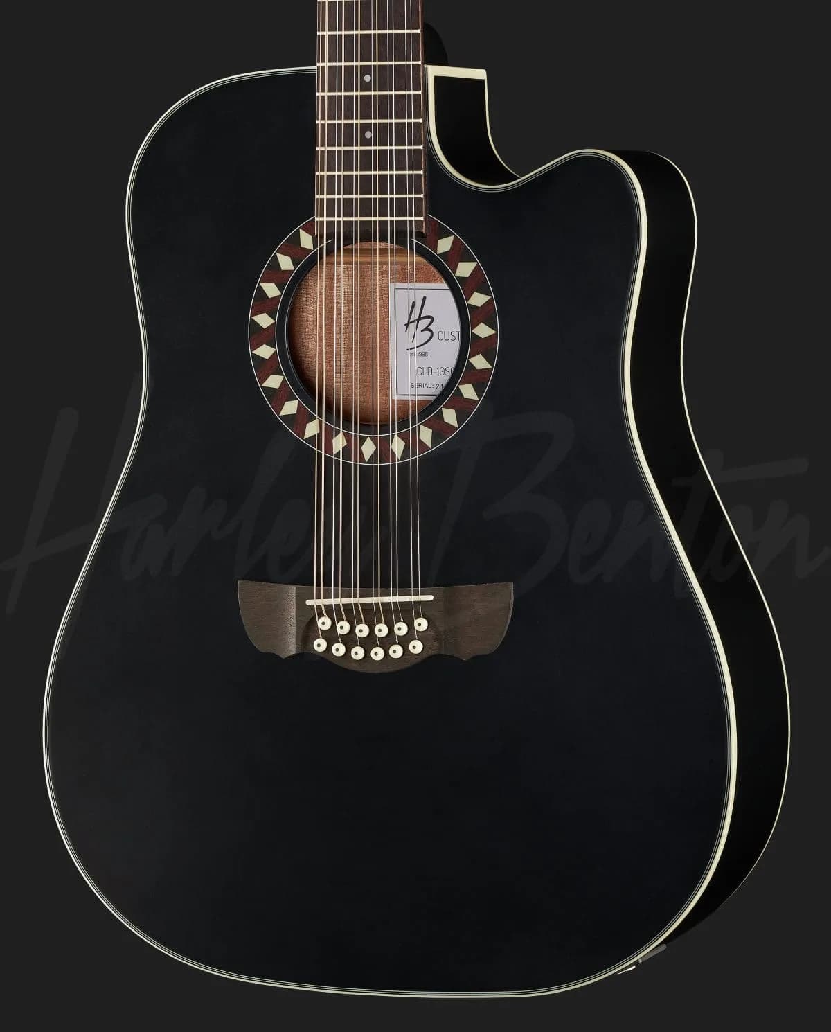Harley Benton CLD-10SCE-12 BK — photo 4