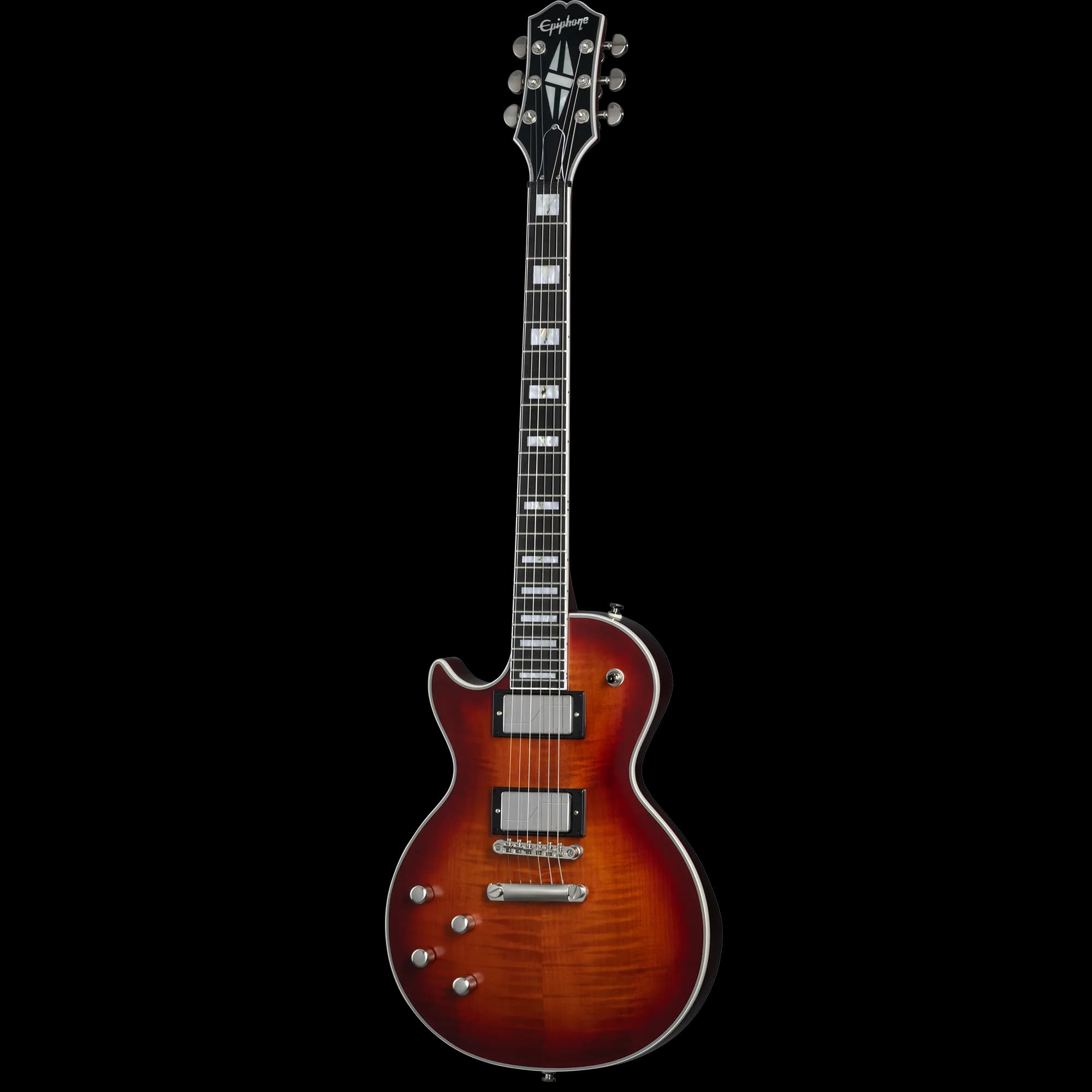 Epiphone Les Paul Prophecy, Left-Handed, Aged Bengal Tiger Burst, Exclusive — photo 3