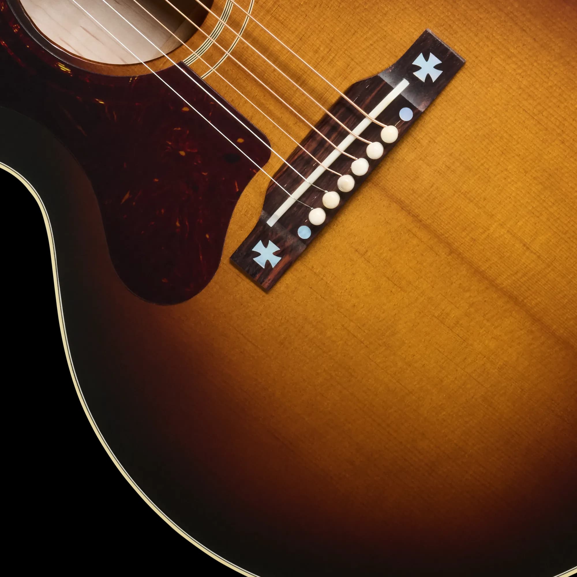 Gibson 1952 J-185 Reissue, Left-Handed, Vintage Sunburst — photo 8