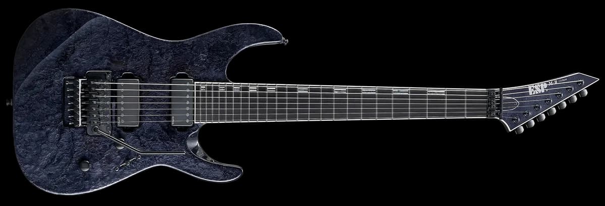 ESP M-II Ctm 7 Fr Black Lava