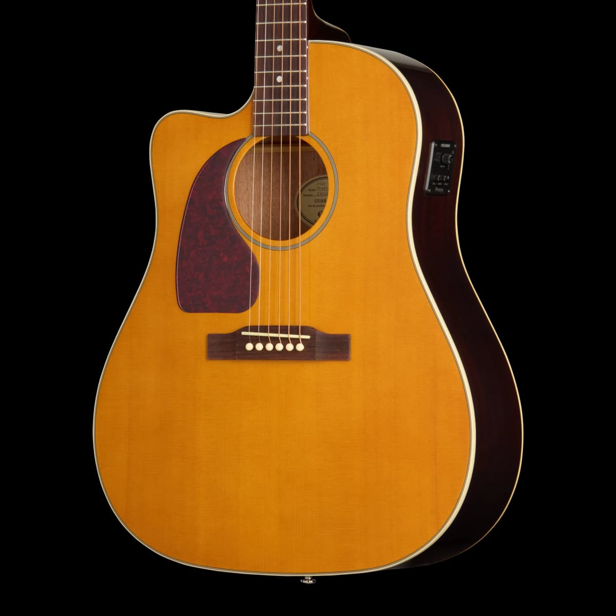Epiphone J-45 Studio EC, Left-Handed, Natural